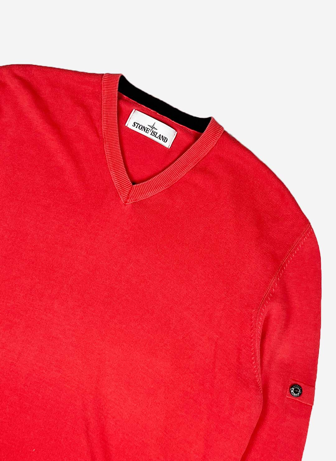 Vintage Stone Island V-Neck Sweater – Bild 2
