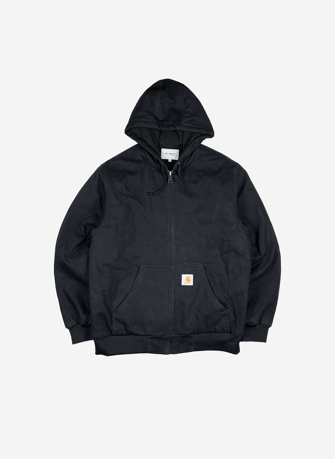 Carhartt lined hooded Workwear Jacke schwarz