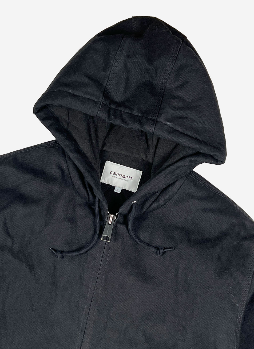 Carhartt lined hooded Workwear Jacke schwarz – Bild 2