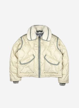 Vintage Diesel Y2K Quilted Bomberjacke