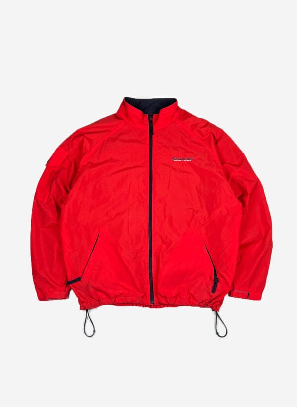 Vintage 90s Polo Sport Ralph Lauren Windbreaker rot