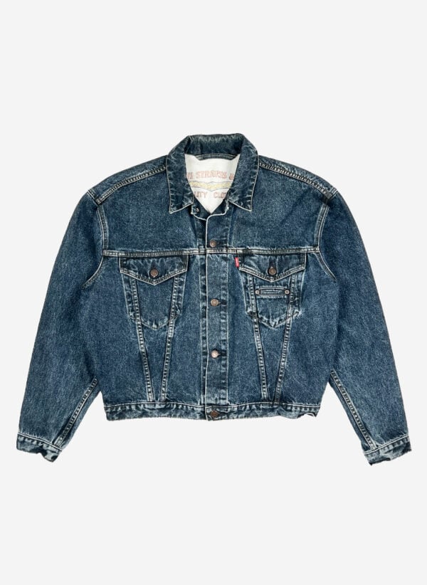 Vintage Levi's Jeansjacke dunkelblau