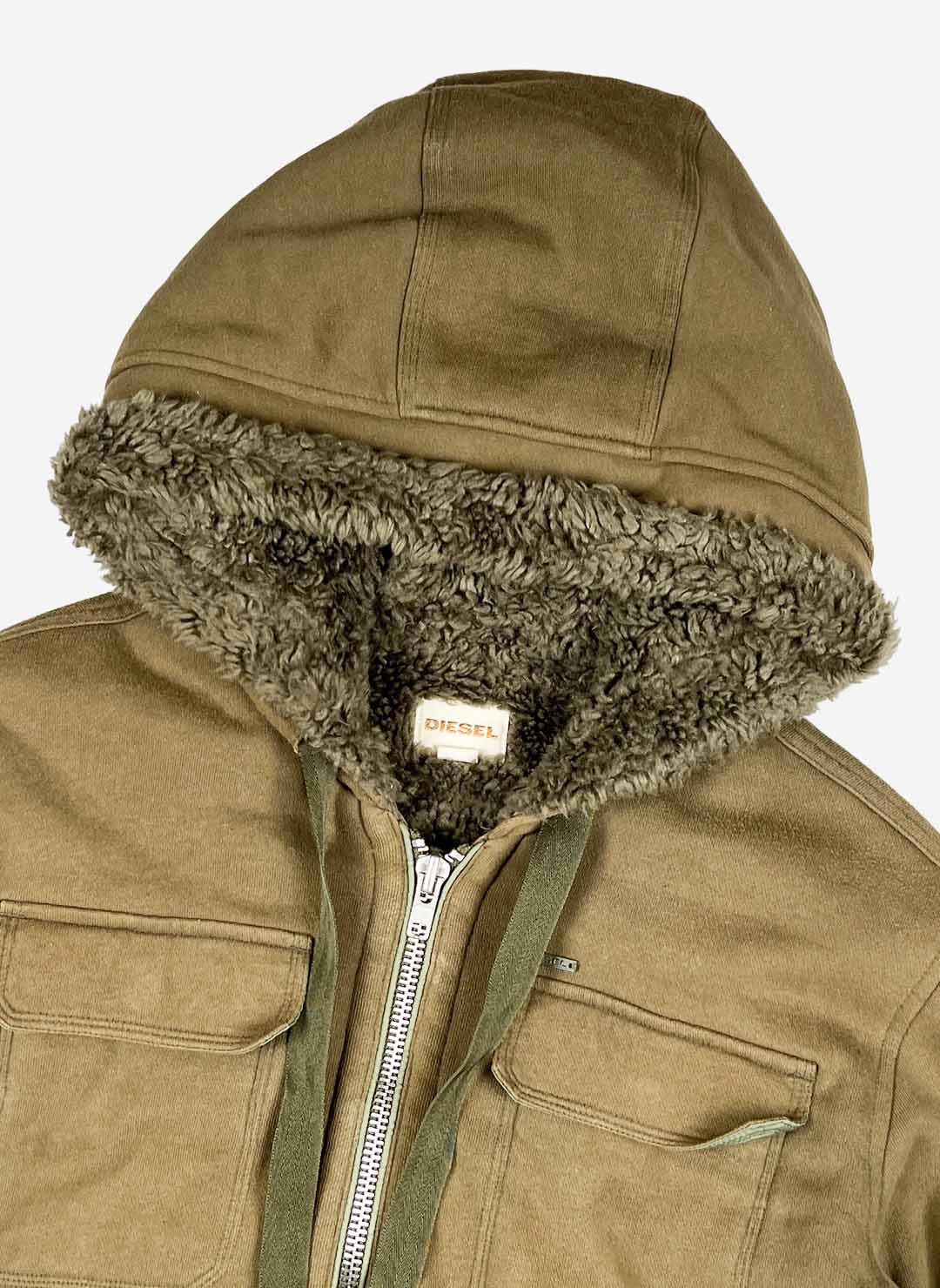Vintage Diesel Archive Y2K Utility Jacke oliv – Bild 2