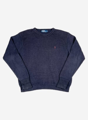 Vintage Polo Ralph Lauren Strickpullover navy