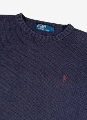 Vintage Polo Ralph Lauren Strickpullover navy