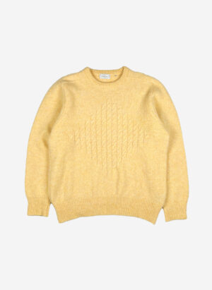 Vintage Valentino Wollpullover gelb