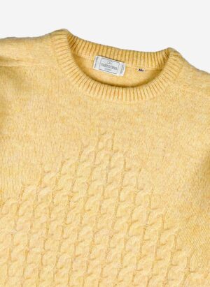 Vintage Valentino Wollpullover gelb