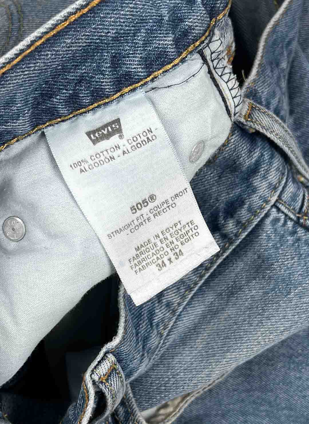 Vintage Levi's 505 Straight-Fit Jeans – Bild 5