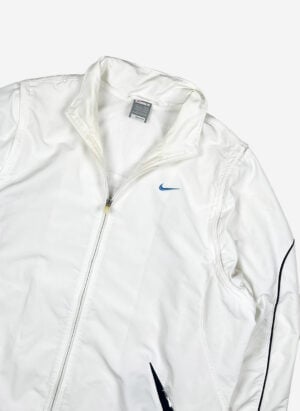 Vintage Y2K Nike Trackjacket weiß