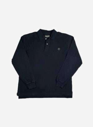 Vintage 90s Timberland Rugbysweater schwarz