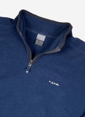 Vintage Y2K Nike Fleece Sweater navy