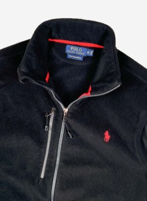 Polo Ralph Lauren Fleece Weste schwarz