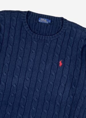 Polo Ralph Lauren Damen Cable Strickpullover navy