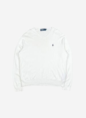 Polo Ralph Lauren V-Neck Sweater weiß