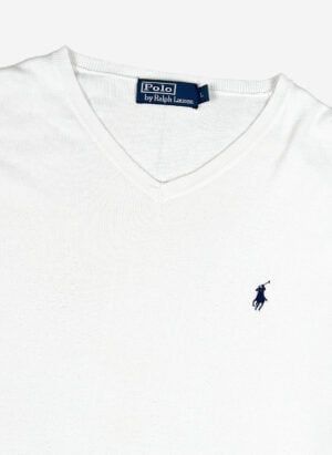 Polo Ralph Lauren V-Neck Sweater weiß