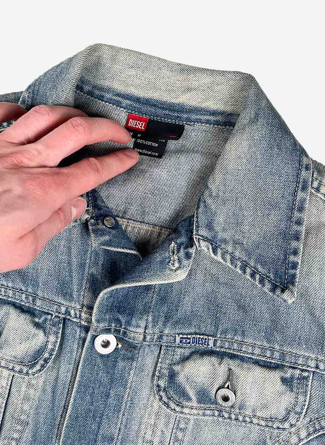 Vintage Y2K Diesel Damen Jeansjacken – Bild 3