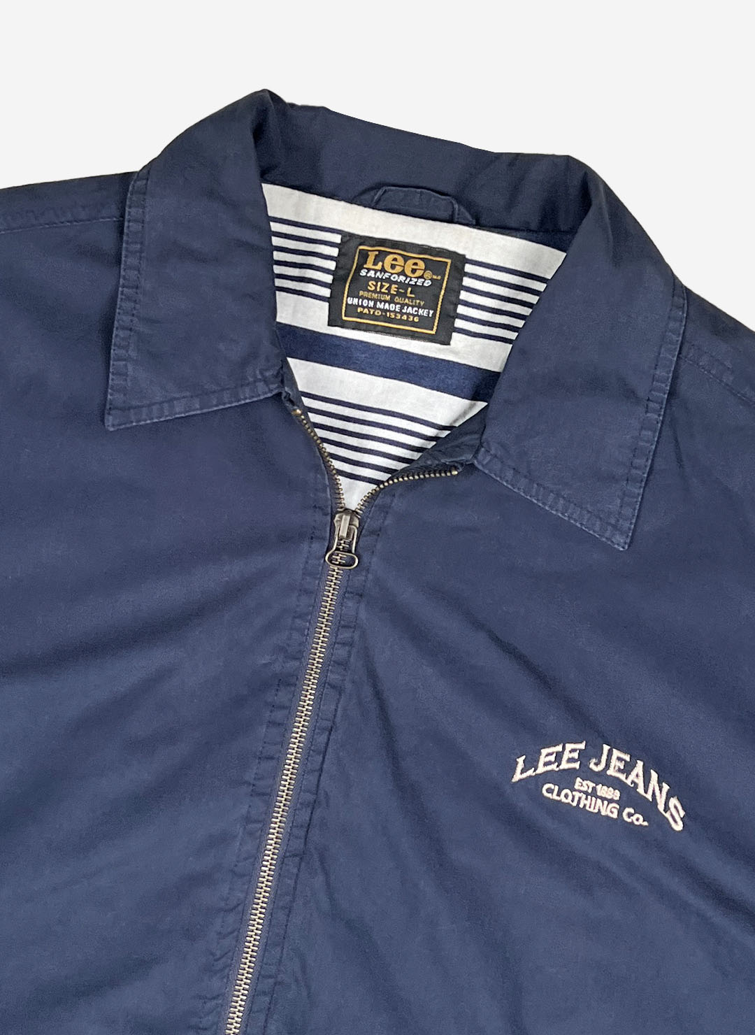 Vintage 90s Lee Harrington Jacke navy – Bild 2