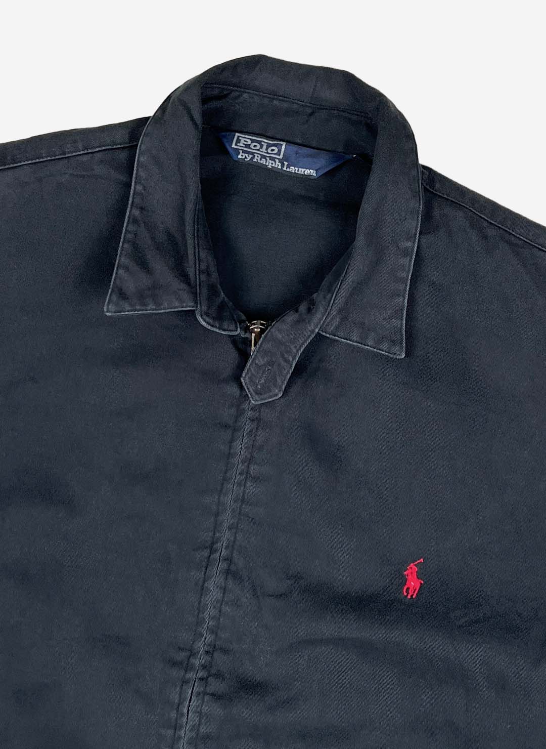 Vintage Polo Ralph Lauren Harrington Jacke schwarz – Bild 2