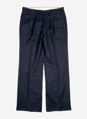 Vintage Yves Saint Laurent Wide Fit Anzughose striped