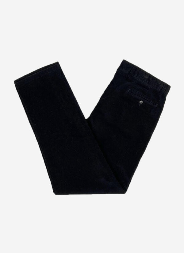 Vintage 80s Emporio Armani Cordhose schwarz