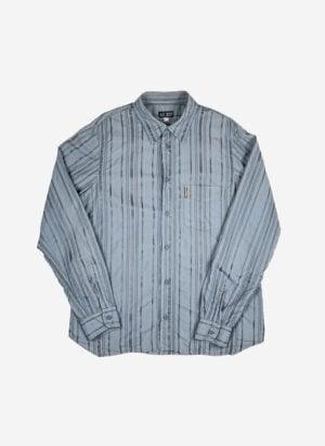 Vintage Armani Jeans Lightweight Hemd blau