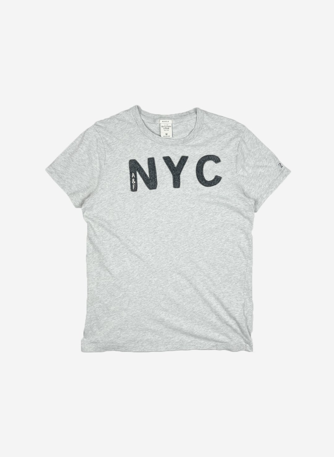 Abercrombie & Fitch NYC Slim T-Shirt grau