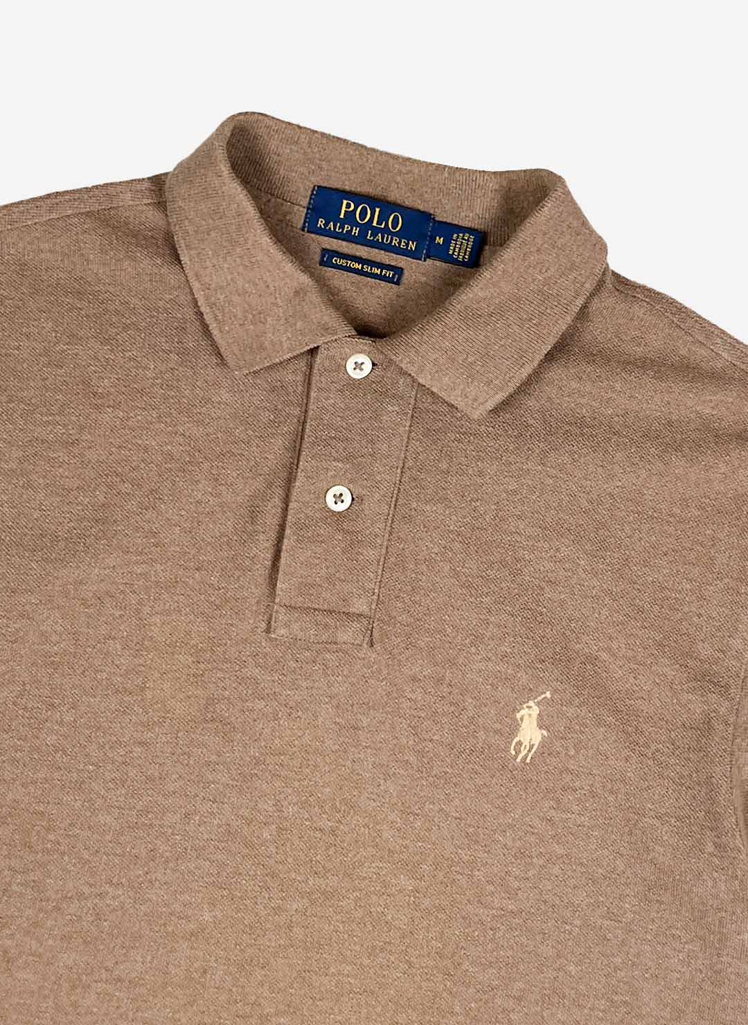 Polo Ralph Lauren Slim fit Poloshirt braun – Bild 2
