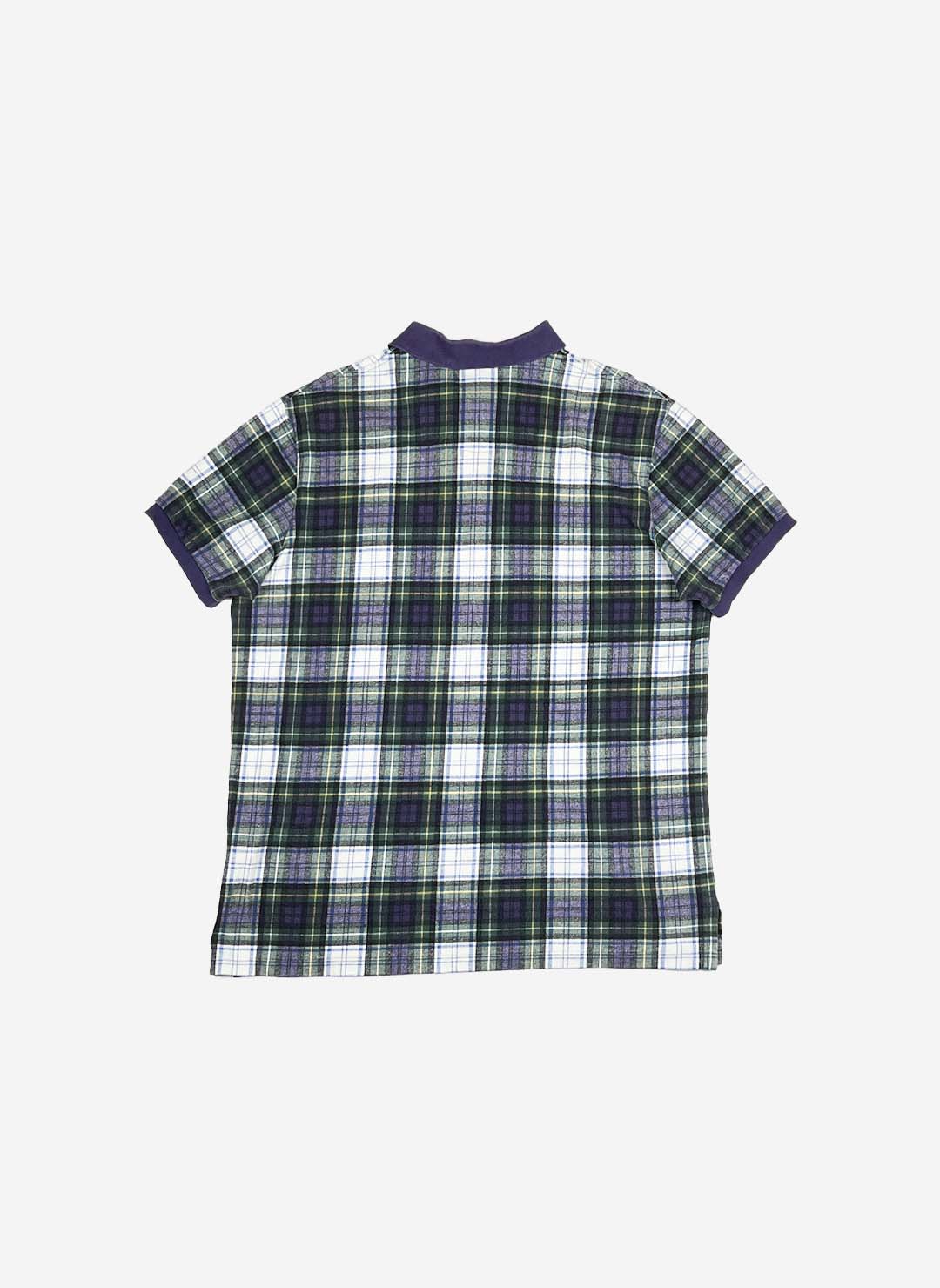 Vintage Polo Ralph Lauren Big Pony Poloshirt checked – Bild 3