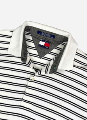 Vintage 90s Tommy Hilfiger Longsleeve Poloshirt striped