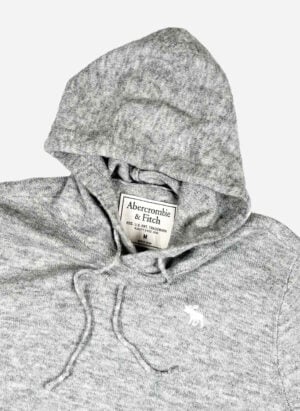 Abercrombie & Fitch Strick Hoodie grau