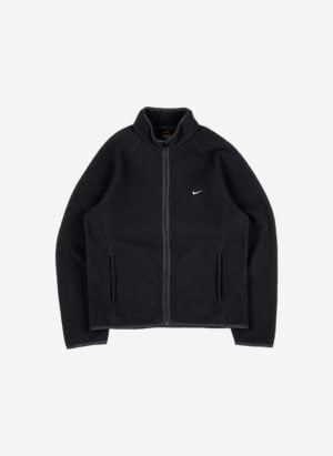 Vintage 90s Nike Fleecejacke schwarz