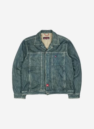 Vintage Y2K Quiksilver Raw Denim Jacke