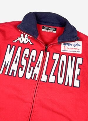 Vintage Kappa Mascalzone Zipper rot