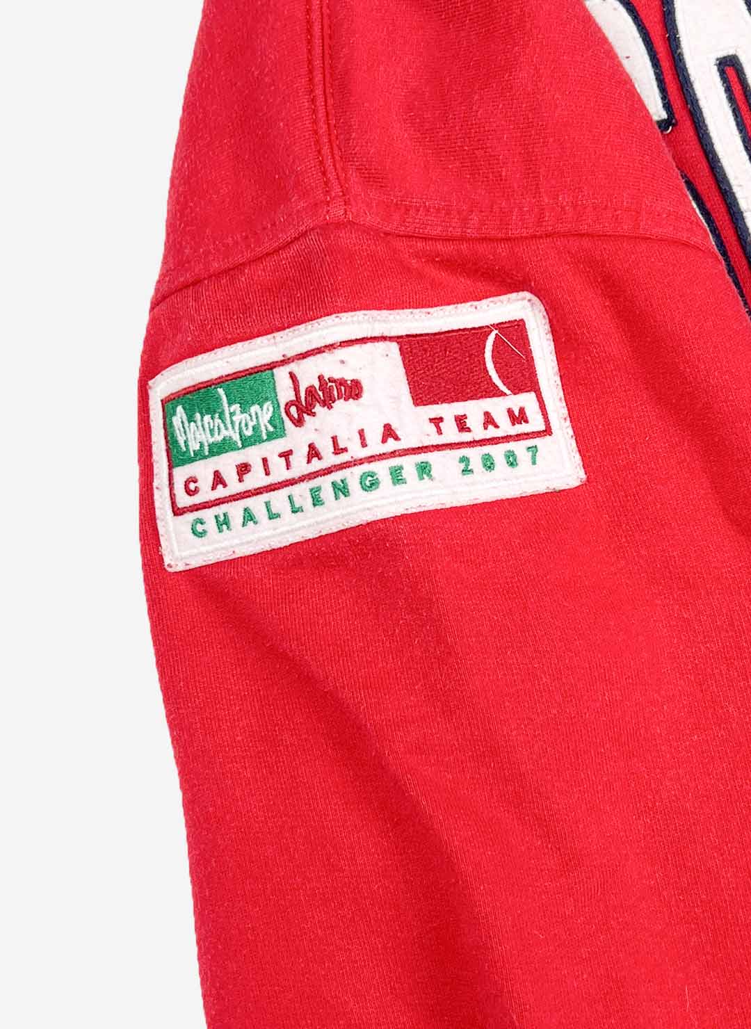 Vintage Kappa Mascalzone Zipper rot – Bild 4