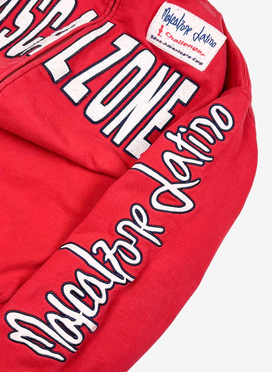 Vintage Kappa Mascalzone Zipper rot – Bild 5