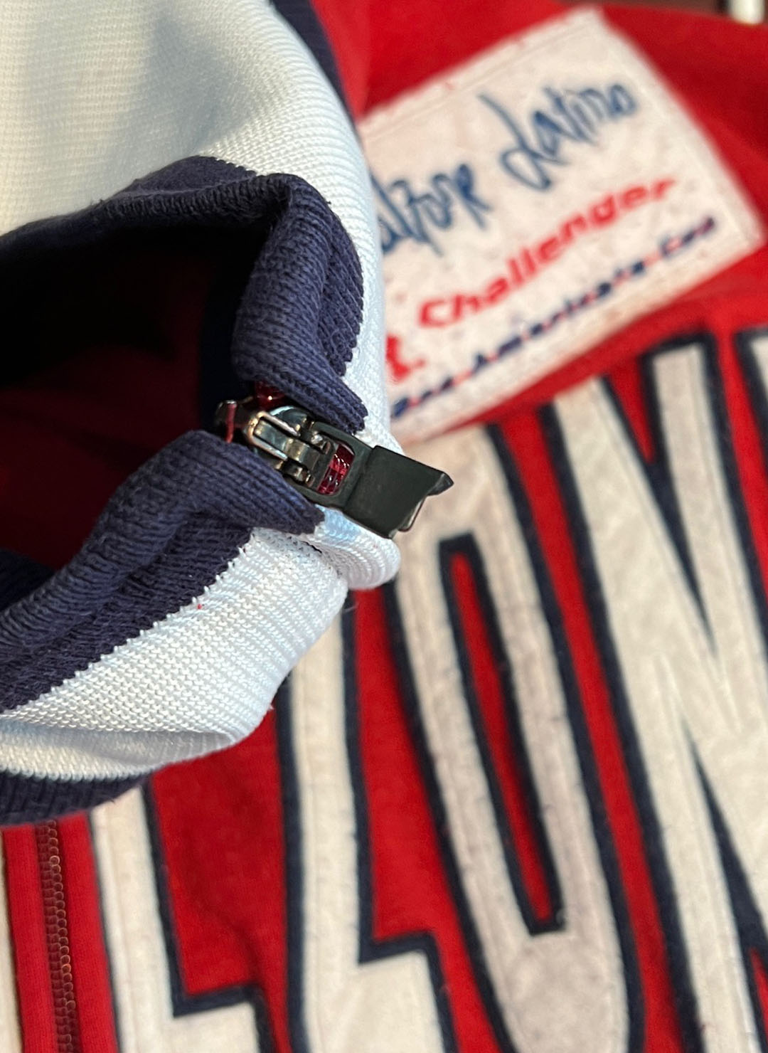 Vintage Kappa Mascalzone Zipper rot – Bild 6