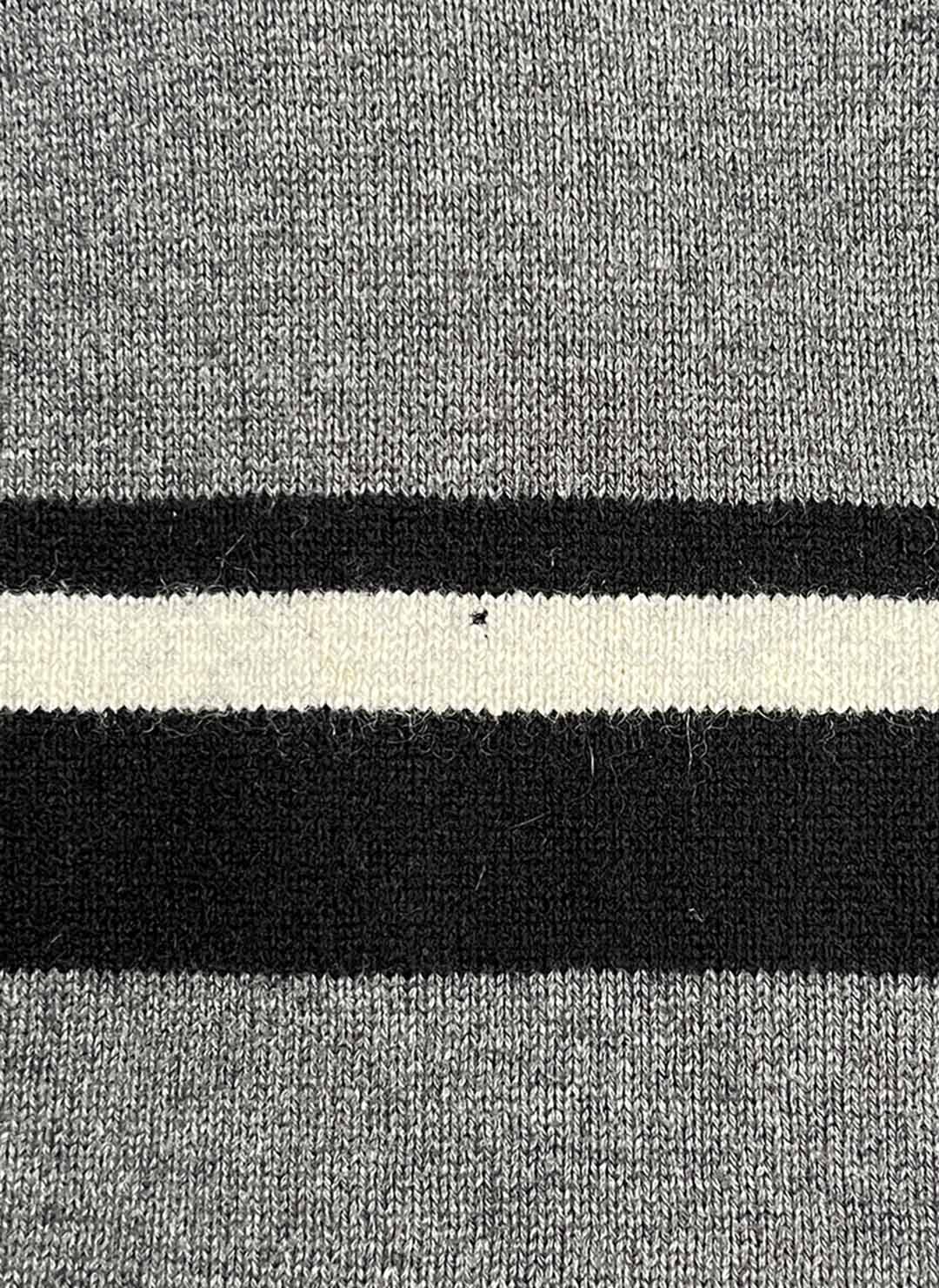 Vintage Armani Jeans Strickpullover grau – Bild 5