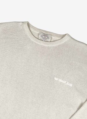 Vintage 90s Armani Jeans Strickpullover beige