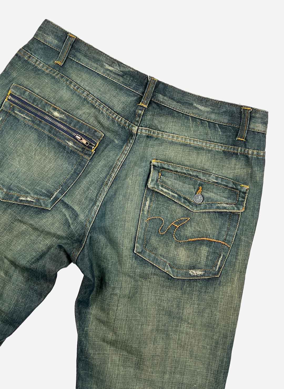 Vintage Americanino washed relaxed Jeans – Bild 3