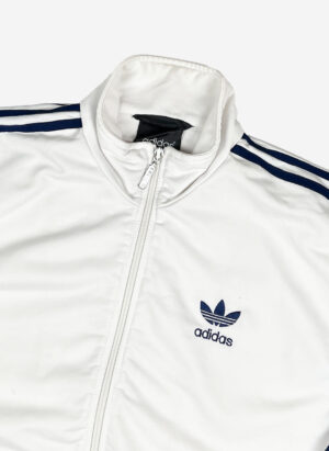 Vintage 90s Adidas Trainingsjacke weiß