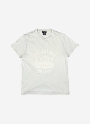 Vintage Polo Jeans Ralph Lauren slim T-Shirt weiß