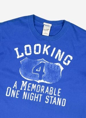 Vintage Abercrombie & Fitch One Night Stand T-Shirt blau