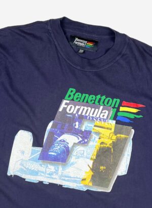 Vintage Benetton Formula 1 T-Shirt navy