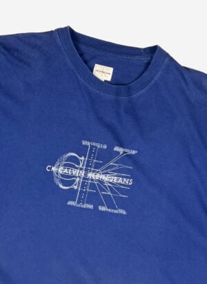 Vintage Y2K Calvin Klein T-Shirt blau