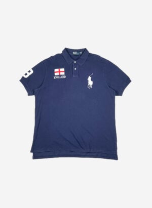 Vintage Polo Ralph Lauren Big Pony England Poloshirt