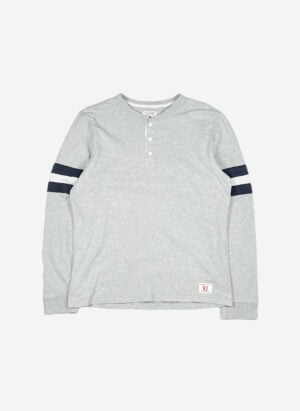 Abercrombie & Fitch Henley Longsleeve grau
