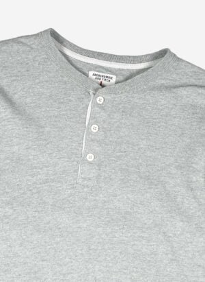 Abercrombie & Fitch Henley Longsleeve grau