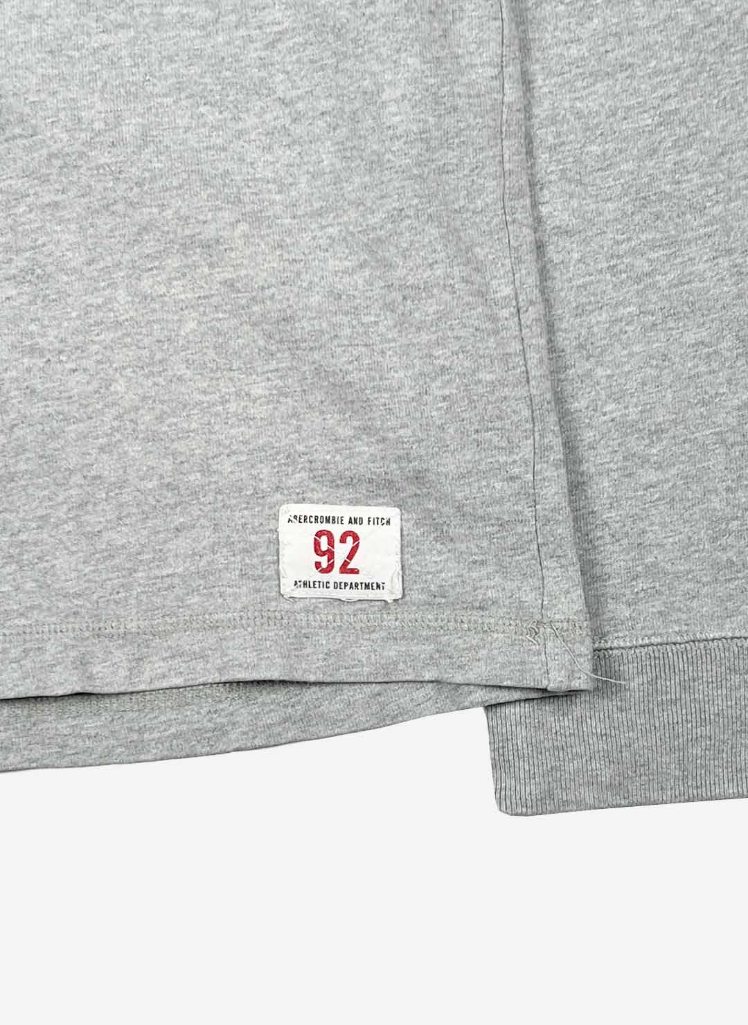 Abercrombie & Fitch Henley Longsleeve grau – Bild 4