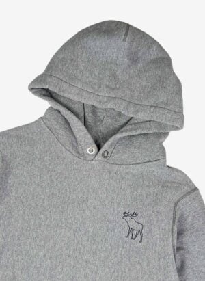 Abercrombie & Fitch heavy Hoodie grau