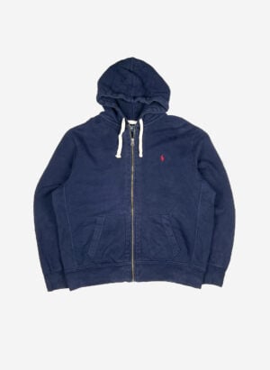 Vintage Polo Ralph Lauren Zip-Hoodie navy